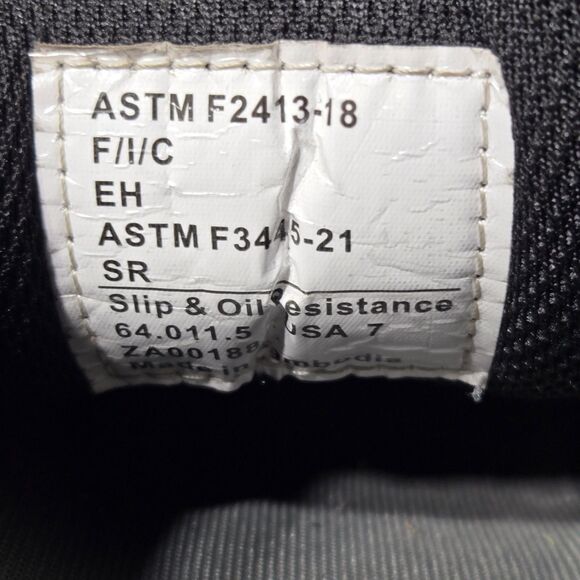 Puma Safety Mens Size 7 Iconic Suede Low Top Composite Toe Work Shoes 640015 - Picture 9 of 13